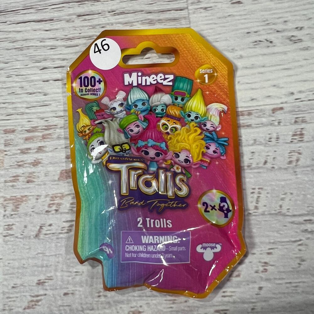 DreamWorks Trolls Mineez Mini Figure 2 Pack Toy NEW